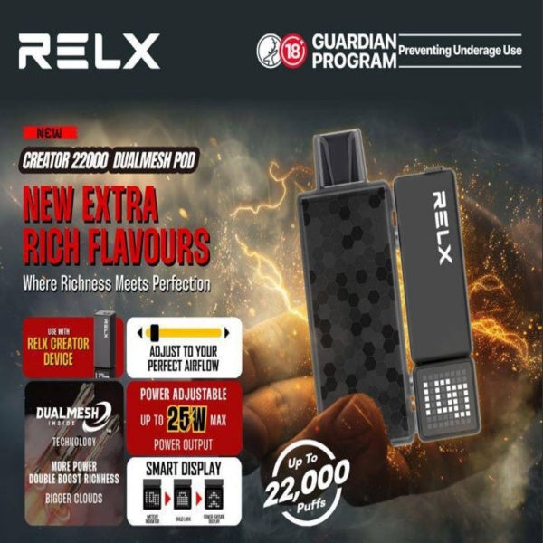 RELX CREATOR 22000 Singapore Vape Delivery Shop RELX CREATOR 22000 Singapore Vape Delivery Shop